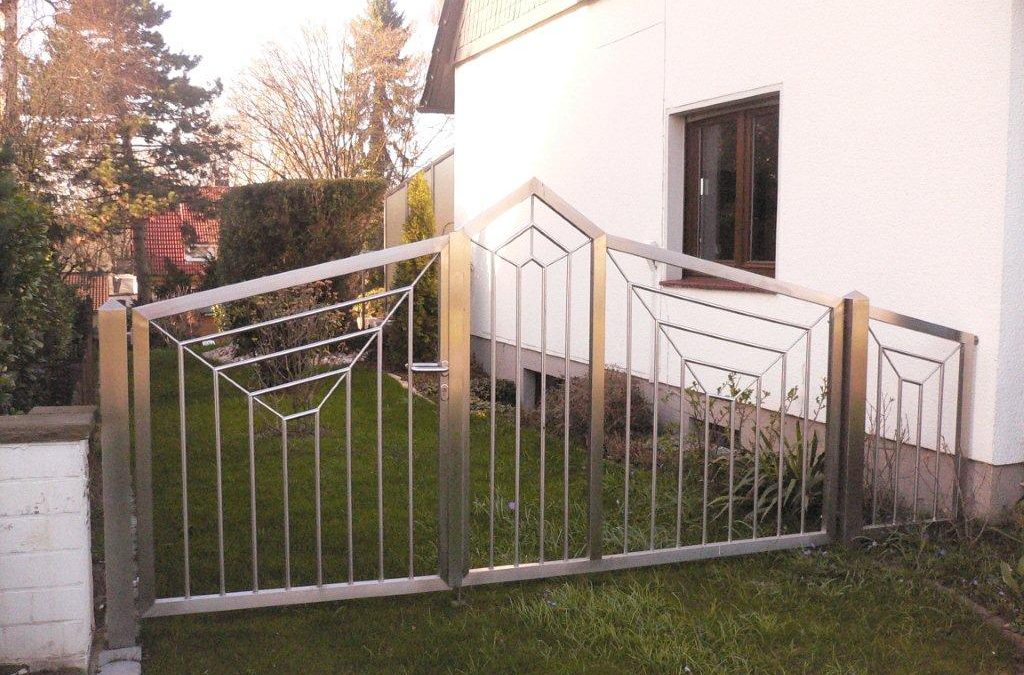 Gartentor Edelstahl